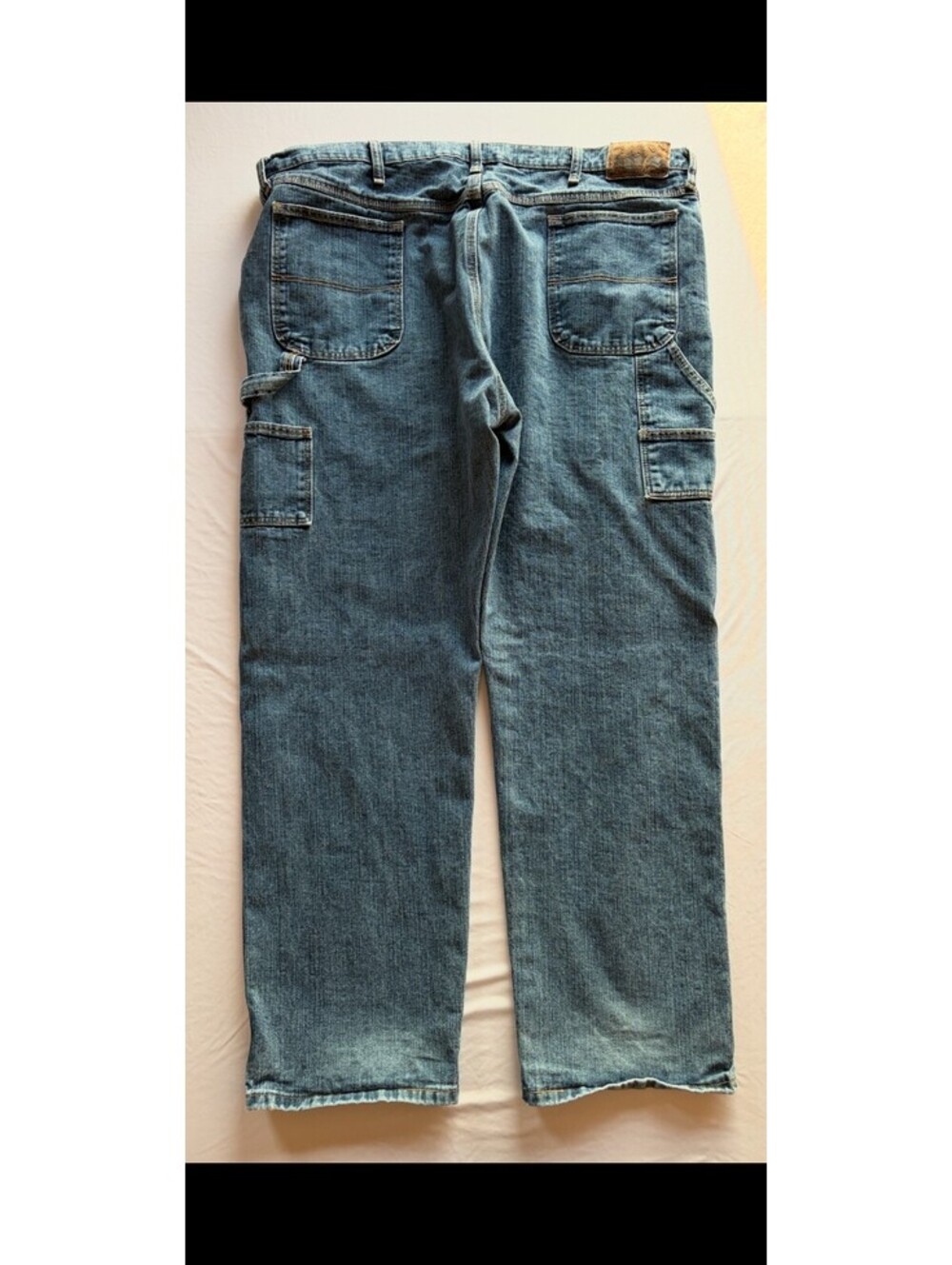 Magellan Outdoors Men’s 40x32 Blue Carpenter Utility Jeans